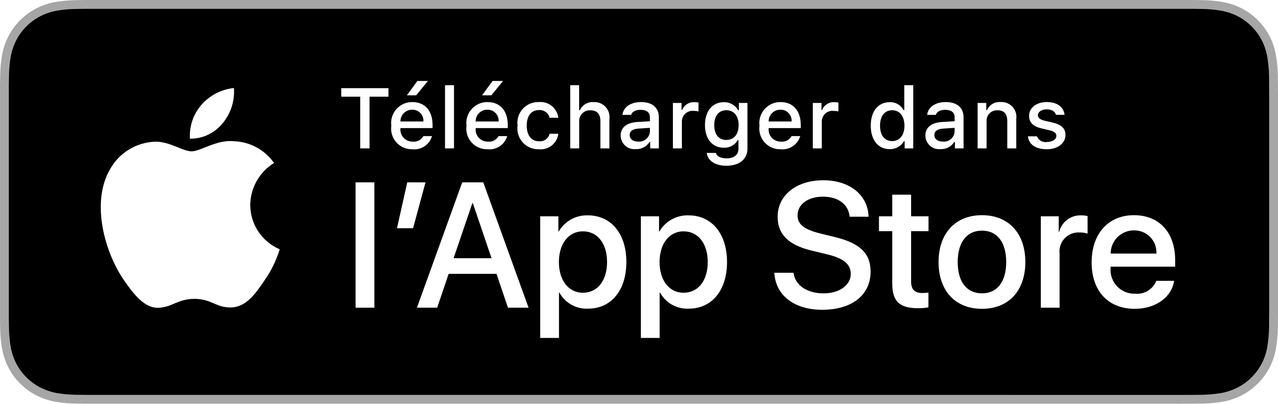 badge de redirection vers l'Appstore